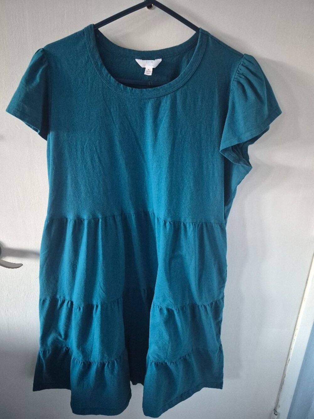 Comfy dress in teal